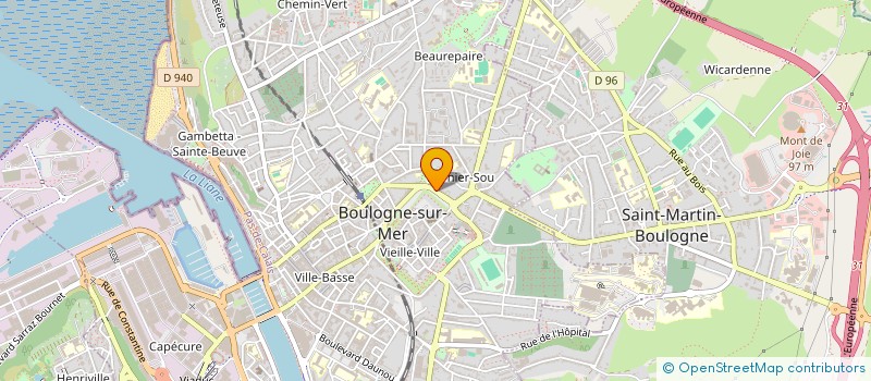 localisation de l'entreprise MADAME NAZIPA ABAKANOVA à BOULOGNE-SUR-MER