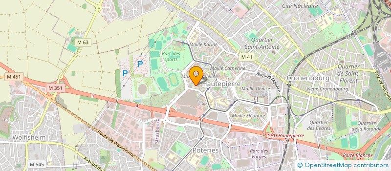 localisation de l'entreprise MADAME NAZIRA SAFI à STRASBOURG