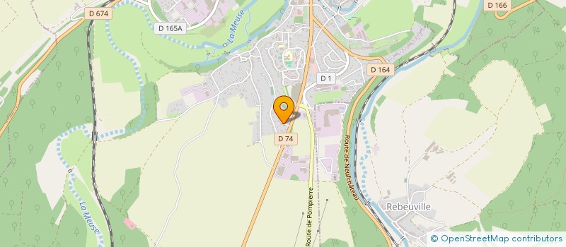 localisation de l'entreprise MADAME NAZIRE ALTINTAS  NEUFCHATEAU