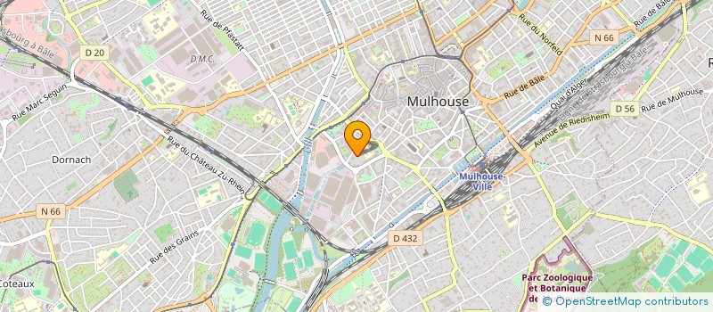 localisation de l'entreprise MADAME NAZLIJE IBRAIMI  MULHOUSE