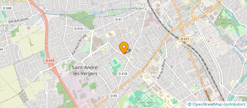 localisation de l'entreprise MADAME NAZLIJE SACIRI  SAINT-ANDRE-LES-VERGERS