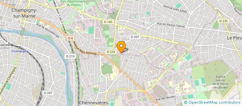 localisation de l'entreprise MADAME NAZYAH ALYAH ZITOUMBI à CHAMPIGNY-SUR-MARNE