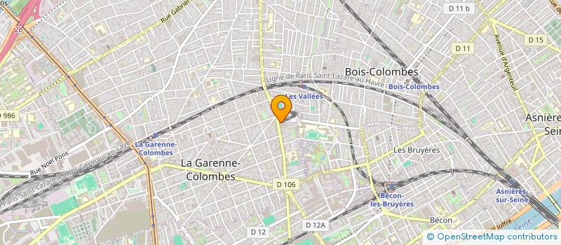 localisation de l'entreprise MADAME NDAHAFA SHAIMEMANYA  LA GARENNE-COLOMBES