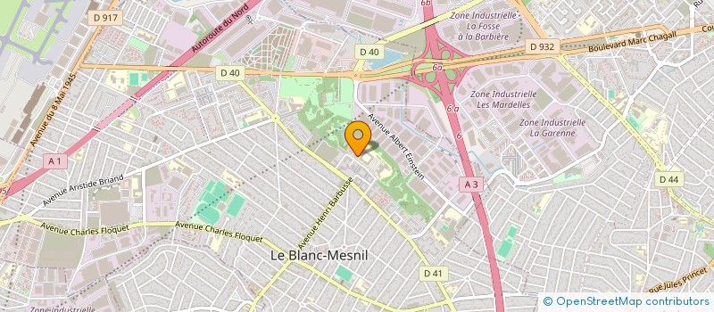localisation de l'entreprise MADAME NDATTE DRAME à LE BLANC-MESNIL