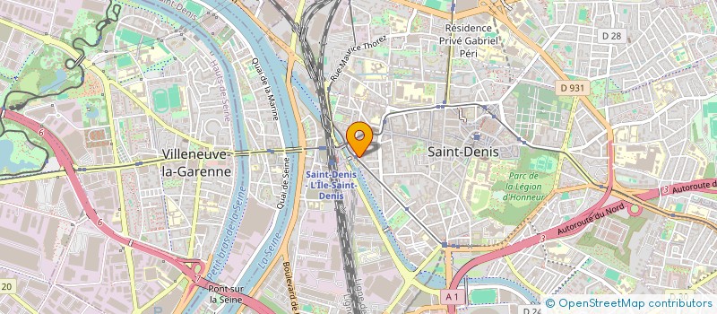 localisation de l'entreprise MADAME NDATTE FALL à SAINT-DENIS