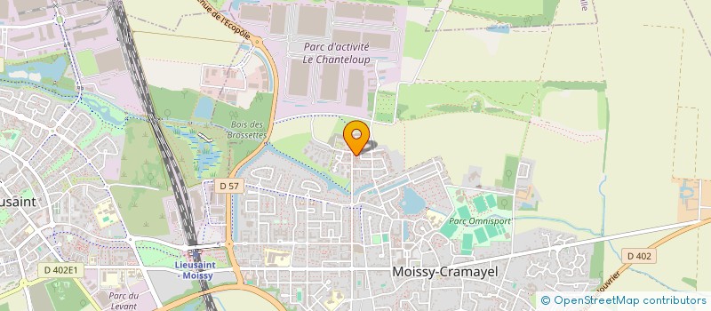 localisation de l'entreprise MADAME NDEYE BABOU  MOISSY-CRAMAYEL