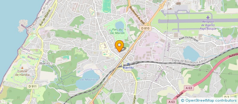 localisation de l'entreprise MADAME NDEYE BEAUDOT à BIARRITZ