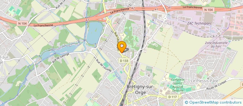 localisation de l'entreprise MADAME NDEYE BEYE à BRETIGNY-SUR-ORGE