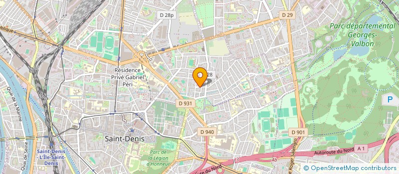 localisation de l'entreprise MADAME NDEYE-BOURY DIAW  SAINT DENIS