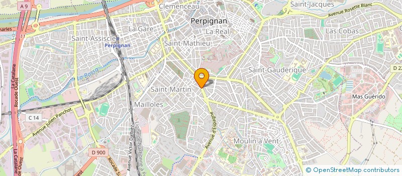 localisation de l'entreprise MADAME NDEYE DIOR FALL  PERPIGNAN