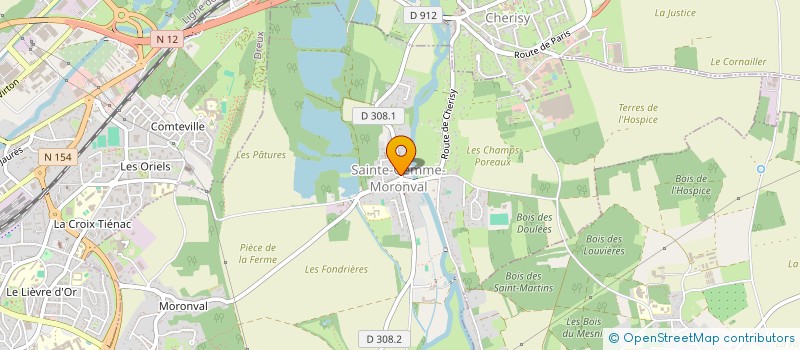 localisation de l'entreprise MADAME NDEYE DIOUF à SAINTE-GEMME-MORONVAL