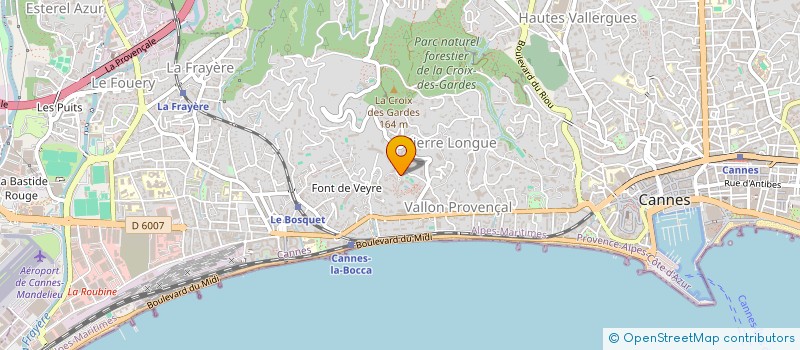 localisation de l'entreprise MADAME NDEYE DOUNDE à CANNES