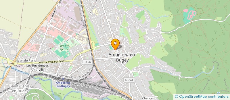 localisation de l'entreprise MADAME NDEYE FALL à AMBERIEU-EN-BUGEY