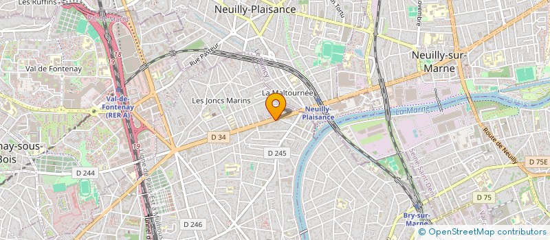 localisation de l'entreprise MADAME NDEYE FALL  LE PERREUX-SUR-MARNE