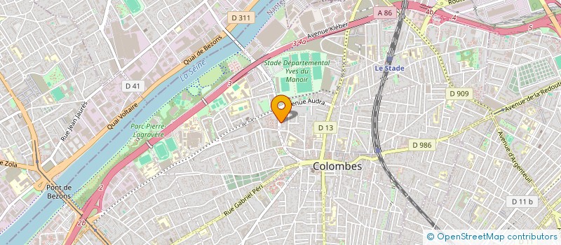 localisation de l'entreprise MADAME NDEYE FALL à COLOMBES