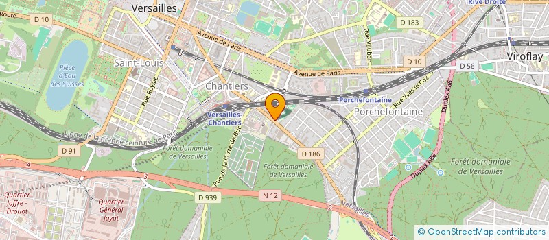 localisation de l'entreprise MADAME NDEYE FATOU FALL à VERSAILLES