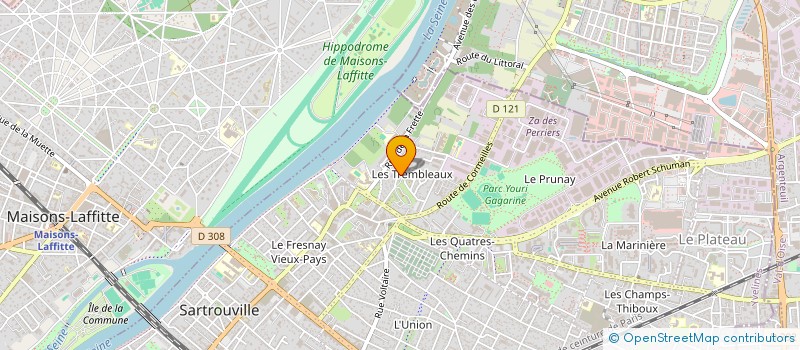 localisation de l'entreprise MADAME NDEYE GUISSE  SARTROUVILLE