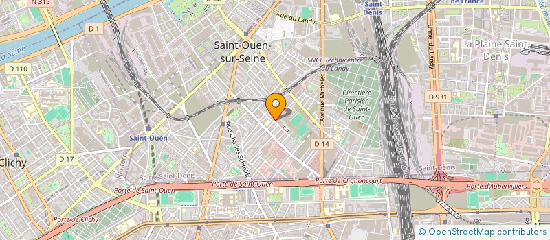 localisation de l'entreprise MADAME NDEYE KEBE à SAINT-OUEN-SUR-SEINE