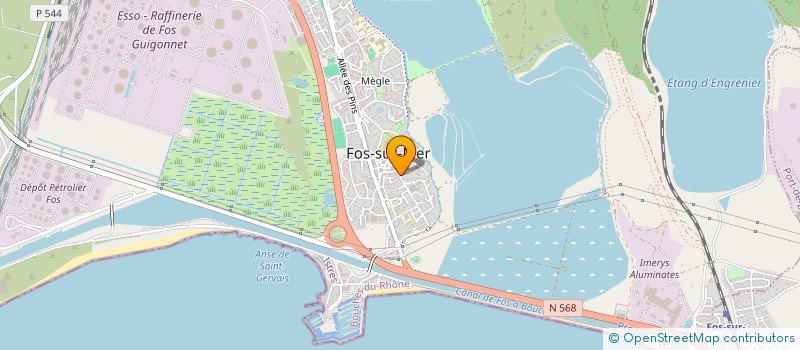 localisation de l'entreprise MADAME NDEYE LIKA NDIAYE  FOS-SUR-MER