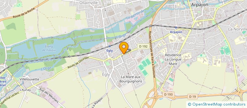 localisation de l'entreprise MADAME NDEYE M'BAYE  EGLY