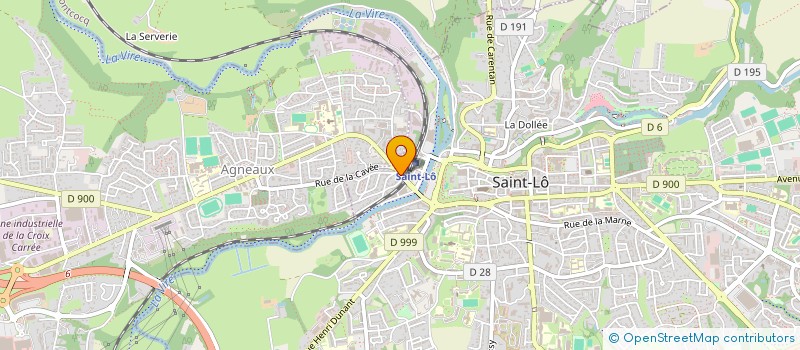 localisation de l'entreprise MADAME NDEYE M BENGUE  SAINT-LO