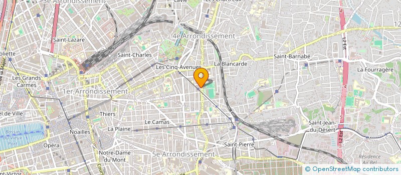 localisation de l'entreprise MADAME NDEYE MATOU DIOP à MARSEILLE