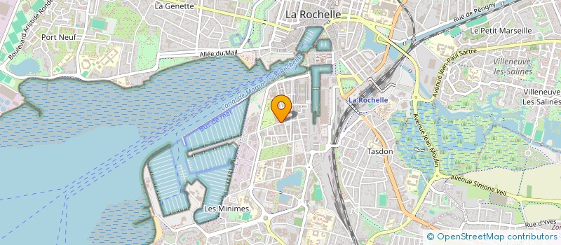 localisation de l'entreprise MADAME NDEYE MBAYE  LA ROCHELLE