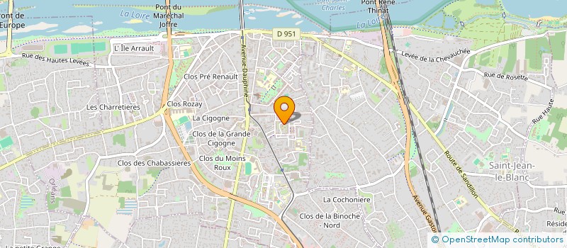 localisation de l'entreprise MADAME NDEYE NDIAYE  ORLEANS