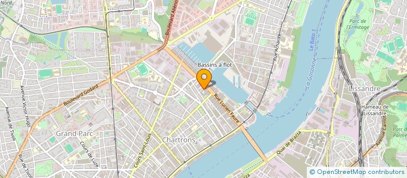 localisation de l'entreprise MADAME NDEYE NDIAYE  BORDEAUX