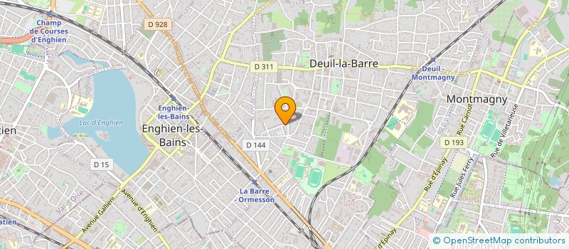 localisation de l'entreprise MADAME NDEYE SOKHNA  DEUIL-LA-BARRE