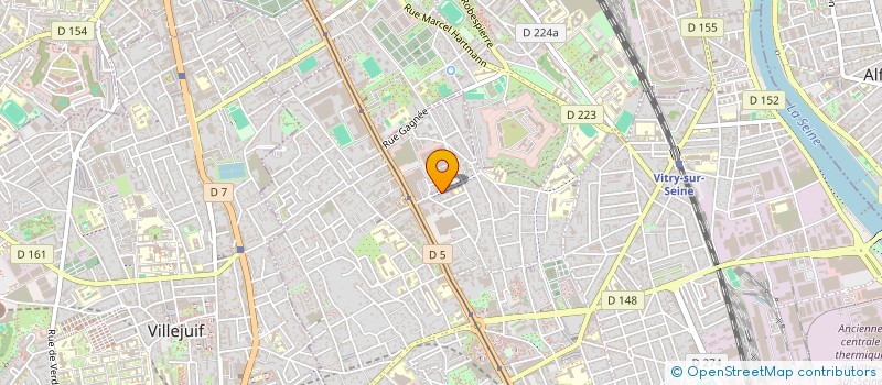 localisation de l'entreprise MADAME NDEYE TOURE  VITRY-SUR-SEINE