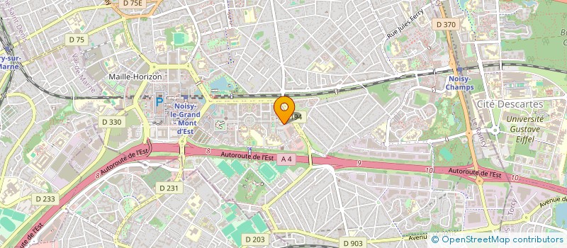 localisation de l'entreprise MADAME NDIEUMBE DIOP  NOISY-LE-GRAND