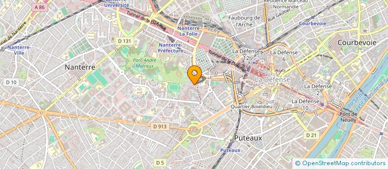 localisation de l'entreprise MADAME NDIOP DIEYE  NANTERRE