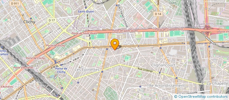 localisation de l'entreprise MADAME NDJELAR BRIGITTE PANOM  PARIS 18