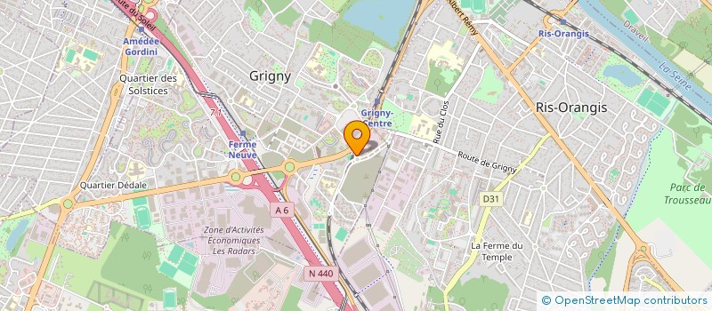 localisation de l'entreprise MADAME NDJOCK ETIENNE MBENOUN NLOMNGOI  GRIGNY