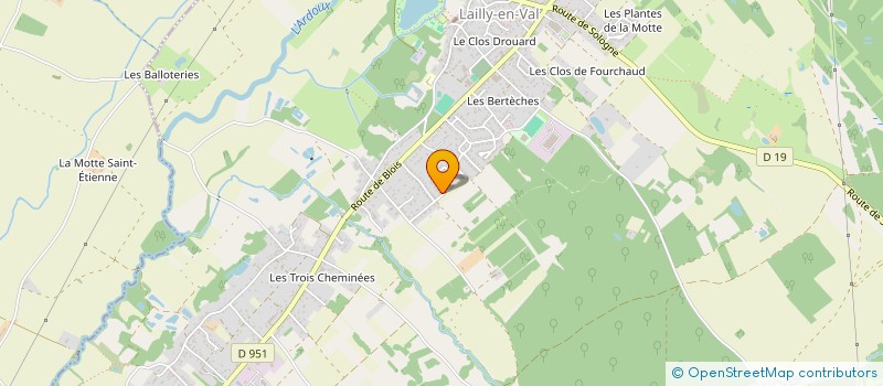 localisation de l'entreprise MADAME NDZEU VA à LAILLY-EN-VAL