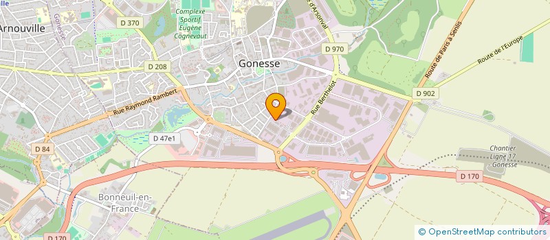 localisation de l'entreprise MADAME NEARY NGUON  GONESSE