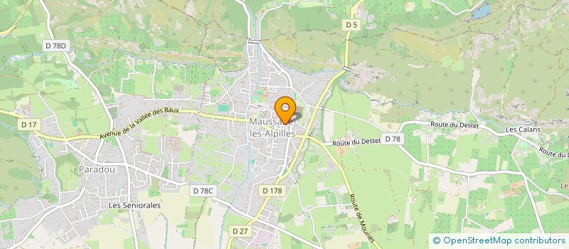 localisation de l'entreprise MADAME NEASSA GRENNAN  MAUSSANE-LES-ALPILLES