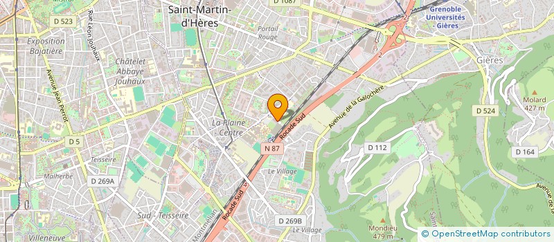localisation de l'entreprise MADAME NEBIA BELBRAHIM  SAINT-MARTIN-D'HERES