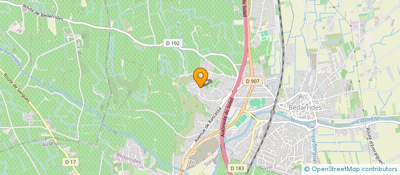 localisation de l'entreprise MADAME NEBIYE CANOGLU  BEDARRIDES