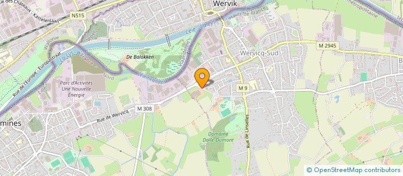 localisation de l'entreprise MADAME NECLEDES LIMA DE BRITO  WERVICQ-SUD