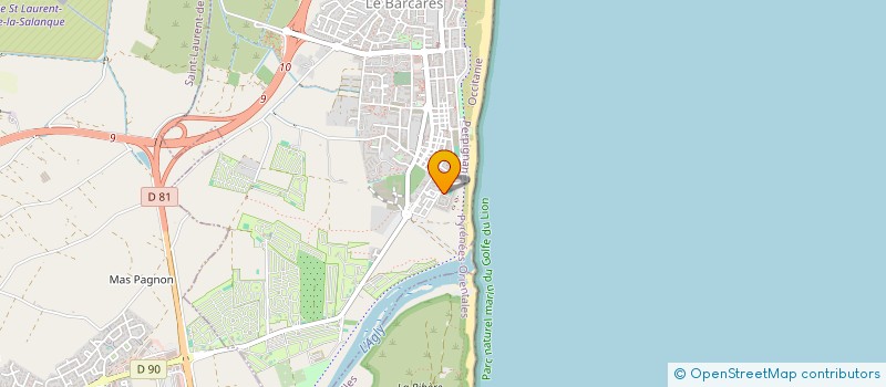 localisation de l'entreprise MADAME NEDJMA BECHKER  LE BARCARES