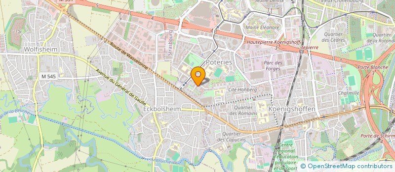 localisation de l'entreprise MADAME NEDJMA CHAREUF à STRASBOURG
