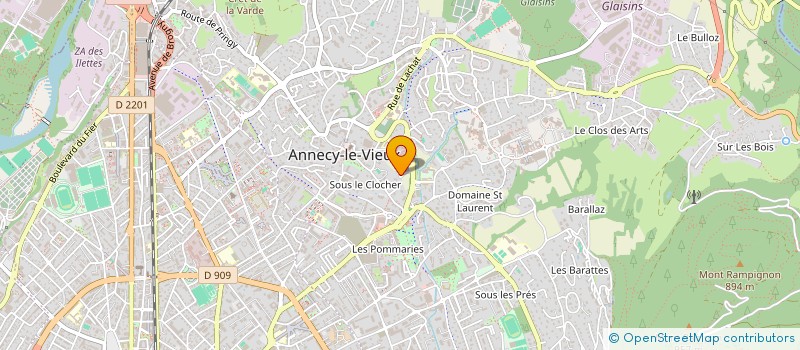 localisation de l'entreprise MADAME NEDJMA FELLAHI à ANNECY