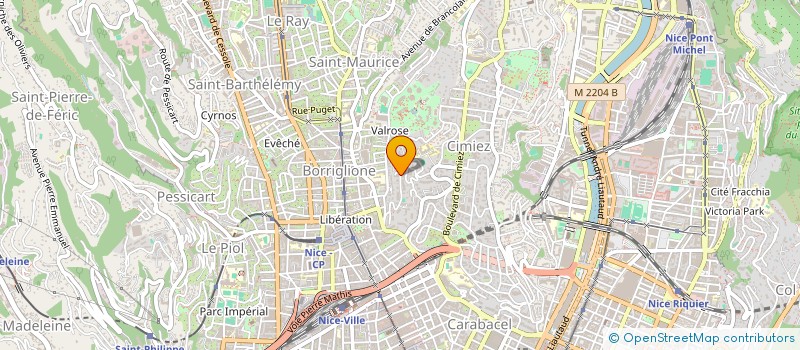 localisation de l'entreprise MADAME NEDJOUA ZOUAIMIA à NICE