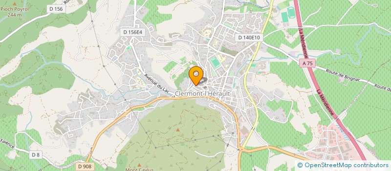 localisation de l'entreprise MADAME NEE MARIN à CLERMONT-L'HERAULT