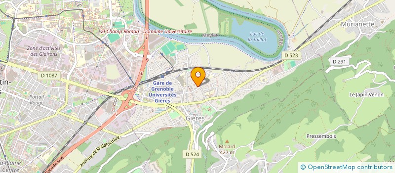 localisation de l'entreprise MADAME NEFELI TSIGKOPOULOS  GIERES