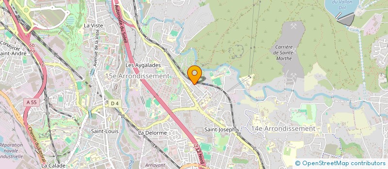 localisation de l'entreprise MADAME NEFFISSA ZOUREG  MARSEILLE