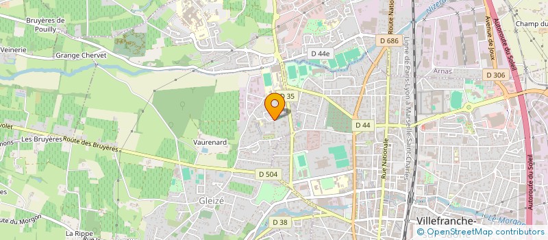 localisation de l'entreprise MADAME NEFISSA CHAHED  GLEIZE