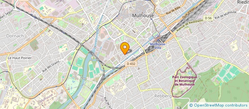 localisation de l'entreprise MADAME NEFISSA FODIL  MULHOUSE